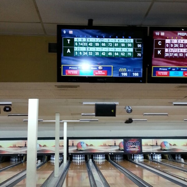 Photo taken at Cowtown Bowling Palace by Ashley M. on 8/16/2014