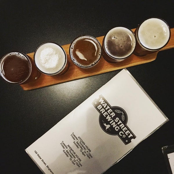 Photo taken at Water Street Brewing Co. by Melissa J. on 7/18/2015
