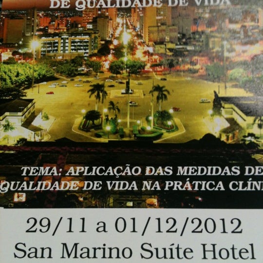 Photo taken at Hotel San Marino by Danilo S. on 11/30/2012
