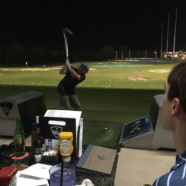 Photo taken at Topgolf by Sarah R. on 10/2/2018