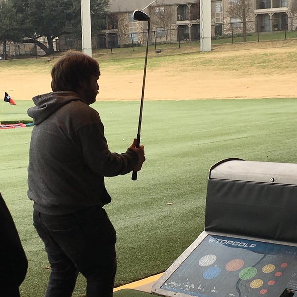 Photo taken at Topgolf by Sarah R. on 12/27/2017