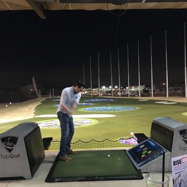 Photo taken at Topgolf by Sarah R. on 2/10/2018