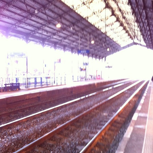 Photo taken at Gare SNCF d&#39;Agen by Damoiseau d. on 12/17/2012