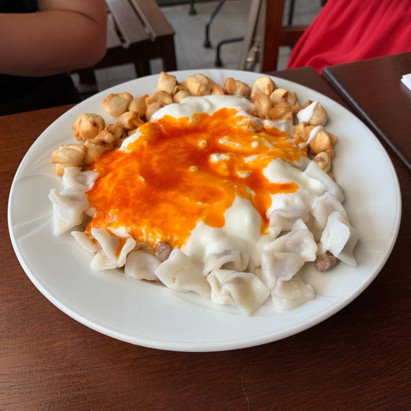 Photo taken at Bodrum Mantı &amp; Cafe by Soohan H. on 7/30/2019