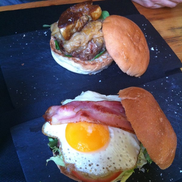 Photo taken at bBurger Barcelona by Mónica M. on 6/12/2013