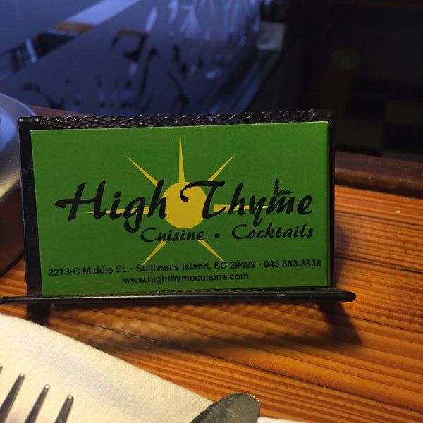 Photo prise au High Thyme Cuisine par Lisa D. le2/7/2015