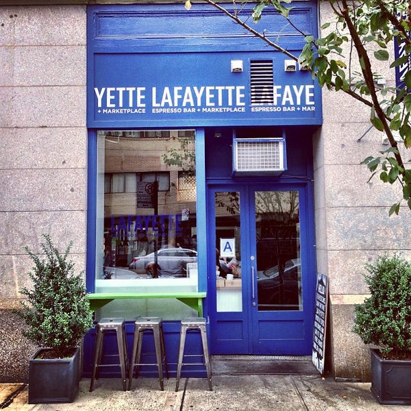 Photo taken at Lafayette Espresso Bar + Marketplace by christian svanes k. on 8/29/2013