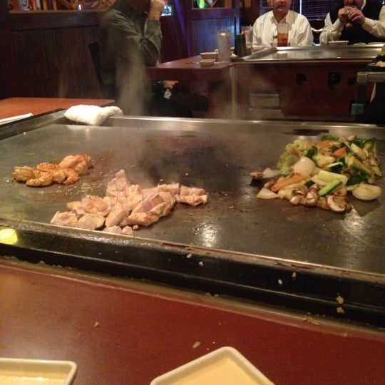Photo taken at Miyako Hibachi Sushi &amp; Steakhouse by Arica R. on 11/13/2012