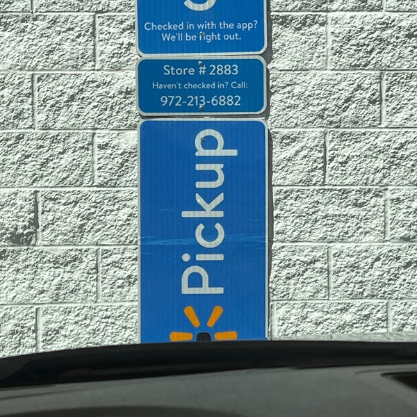 Walmart Grocery Pickup and Delivery Plano, TX