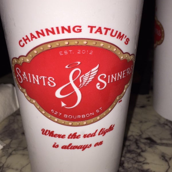 Photo taken at Channing Tatum&#39;s Saints &amp; Sinners by Joe R. on 4/5/2016