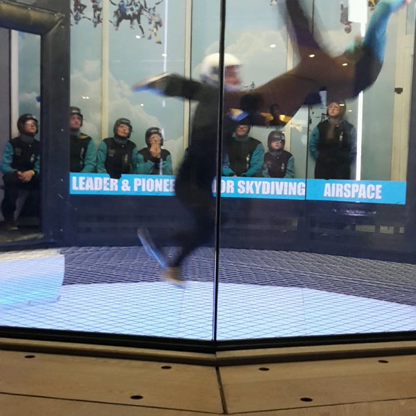 Photo taken at Airspace Indoor Skydiving by Mira B. on 1/4/2017