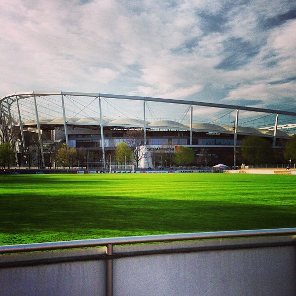 Photo taken at Robert-Schlienz-Stadion by Matthias B. on 4/17/2013