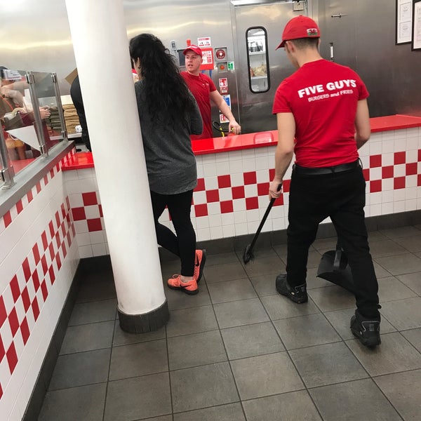 Photo taken at Five Guys by Justin on 4/23/2017