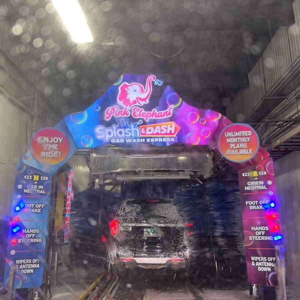 Pink Elephant Splash and Dash Car Wash Car Wash and Detail in Taku