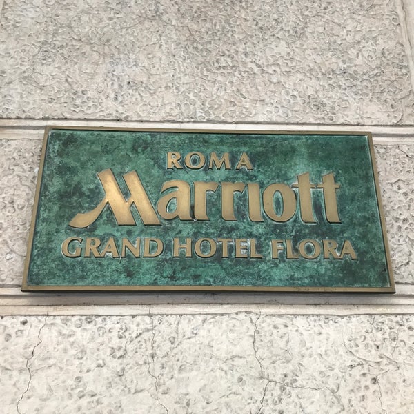 Photo taken at Rome Marriott Grand Hotel Flora by Clotilde G. on 4/2/2018
