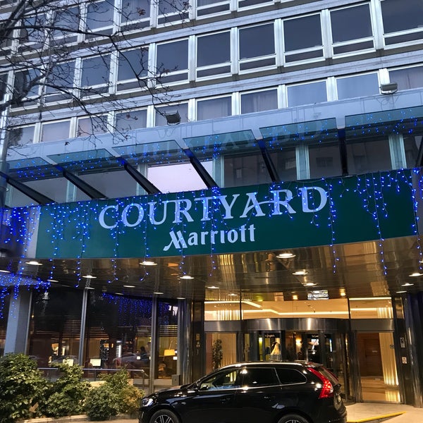 Photo taken at Courtyard by Marriott Madrid Princesa by Clotilde G. on 12/29/2017