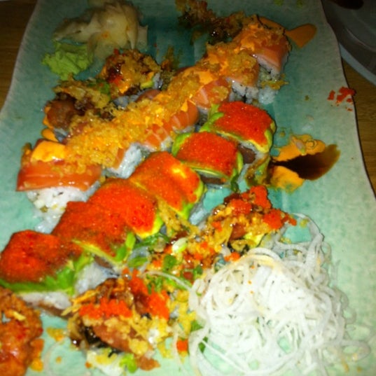 Photo taken at Monster Sushi by Lauren on 11/12/2012