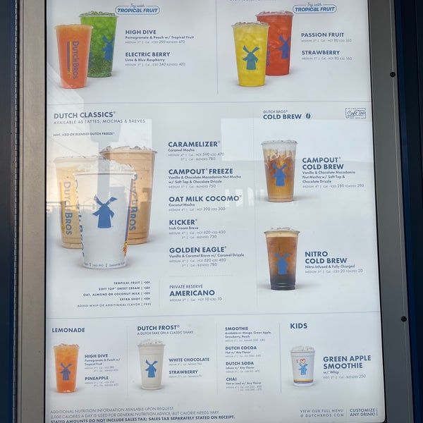dutch bros campout cold brew