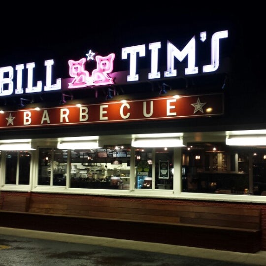 Photo taken at Bill &amp; Tim&#39;s Barbecue by Thomas P. on 2/28/2015
