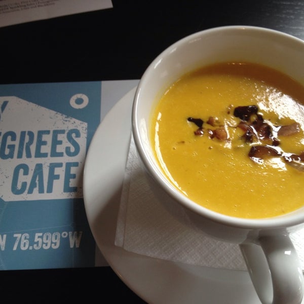 @ByDegreesCafe The curried butternut squash soup & roasted turkey w apples, caramelized onions are to die for! Tell them I said so!