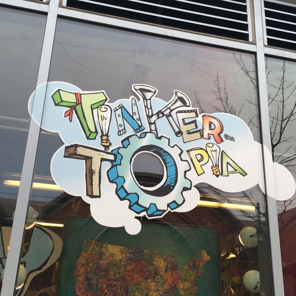 Tinkertopia Arts & Crafts Store in Downtown