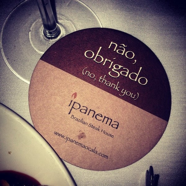 Photo taken at Ipanema Brazilian Steak House by Danielle D. on 8/16/2014
