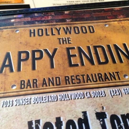 Photo taken at The Happy Ending Bar &amp; Restaurant by Yael S. on 10/2/2012