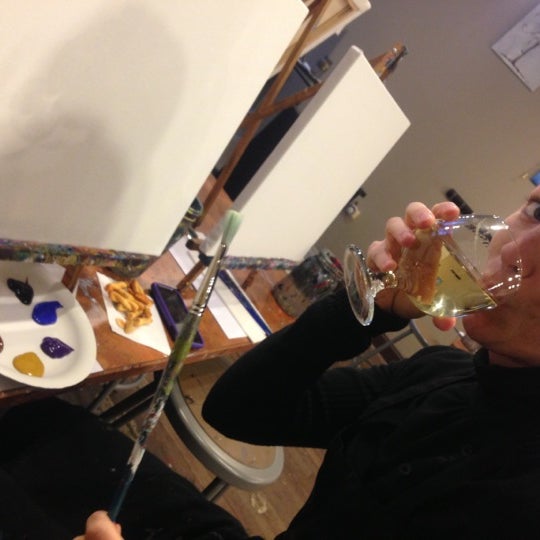 Photo taken at Sipping N&#39; Painting by Molly H. on 10/5/2012