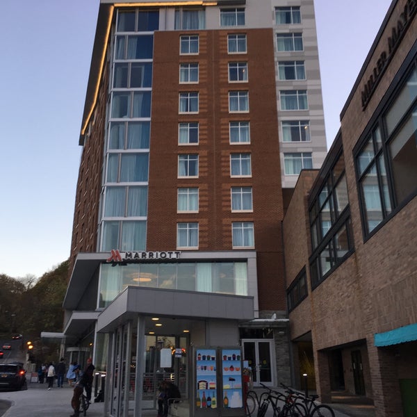 Photo taken at Ithaca Marriott Downtown on the Commons by Mark on 10/20/2017