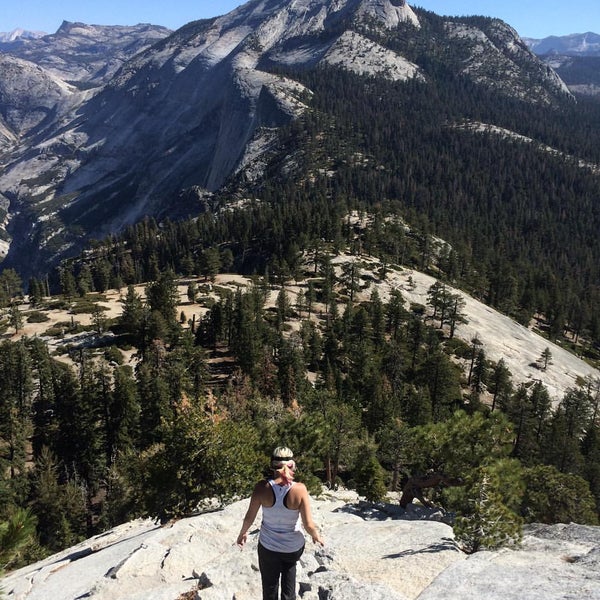 A webcam view of half Dome