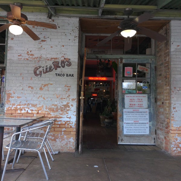 Photo taken at Güero&#39;s Taco Bar by Justin F. on 11/10/2021