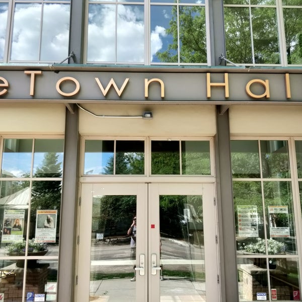 Photo taken at eTown Hall by Justin F. on 6/4/2018