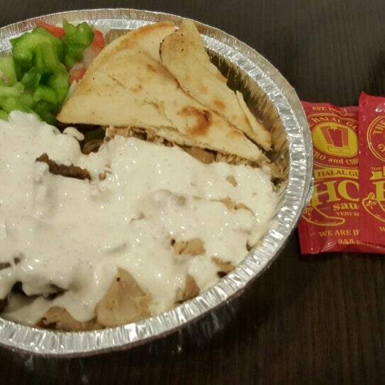 Photo taken at The Halal Guys by Jeff on 8/19/2015