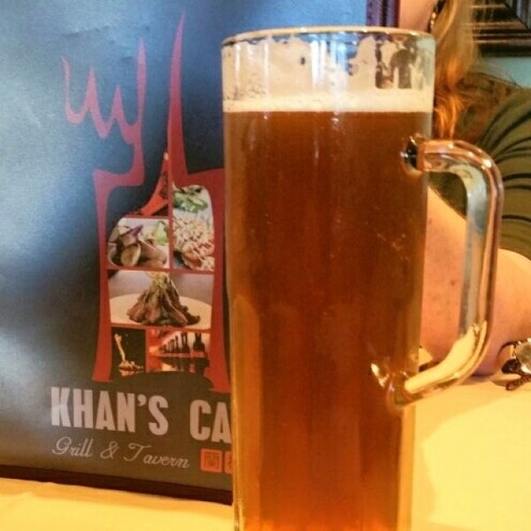 Photo taken at Khan&#39;s Cave Grill and Tavern by Brian R. on 8/5/2015