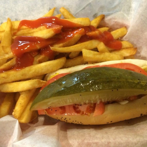 Photo taken at George&#39;s Hot Dogs by Sven on 11/2/2013