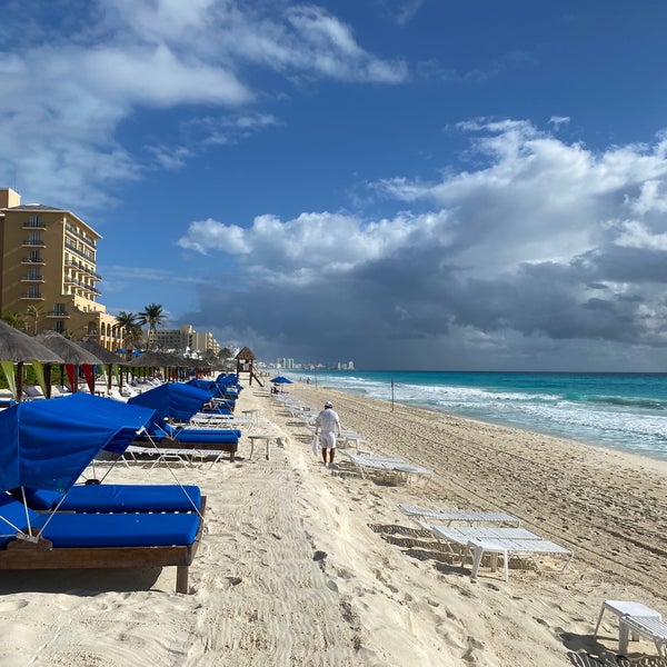 Photo taken at Grand Hotel Cancún managed by Kempinski. by Oleg M. on 2/22/2021
