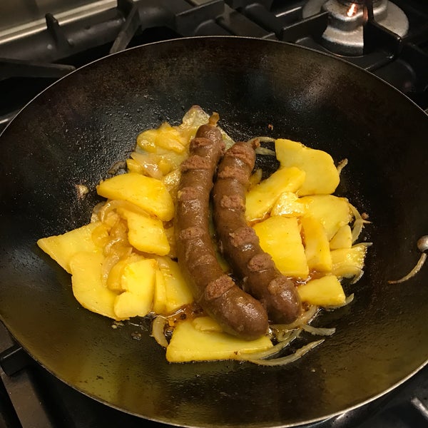 What's new in our restaurant are sausages from Mangulica (special  sort of a non greasy pig)
