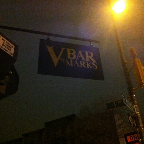 Photo taken at VBar St Marks by Cyrus T. on 2/16/2013
