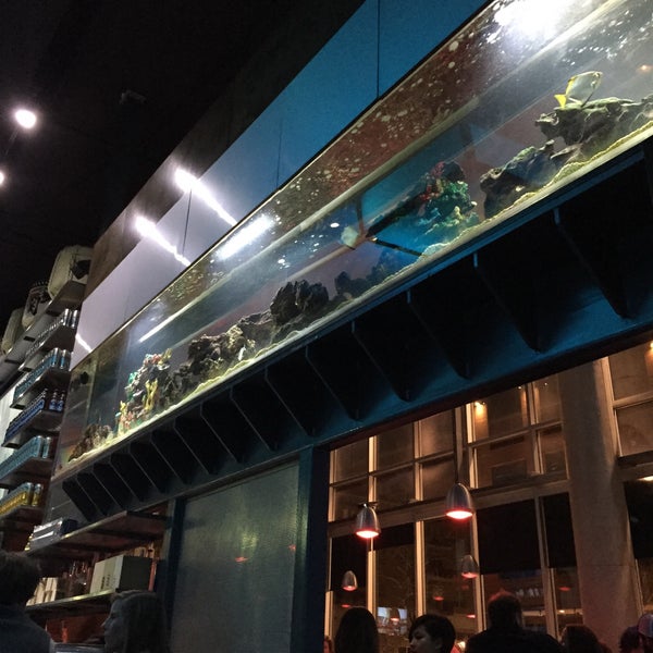 2/21/2015 tarihinde Paige M.ziyaretçi tarafından Blue Sushi Sake Grill'de çekilen fotoğraf