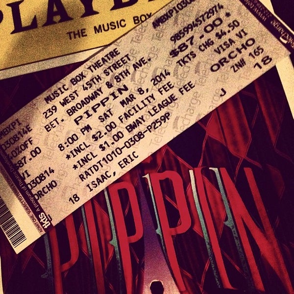 Photo prise au PIPPIN The Musical on Broadway par Eric I. le3/9/2014