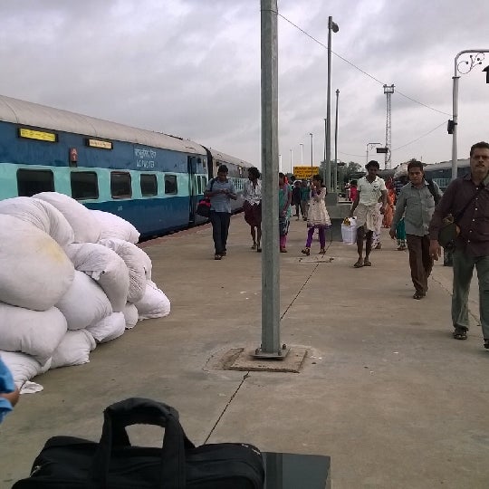Photo taken at Mysore Railway Station by Mohith M. on 6/18/2014