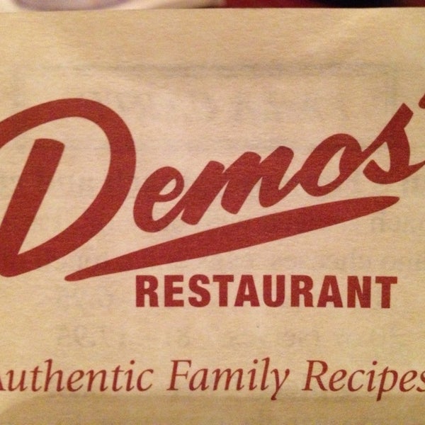 Photo taken at Demos&#39; Steak &amp; Spaghetti House by Cori H. on 3/16/2013