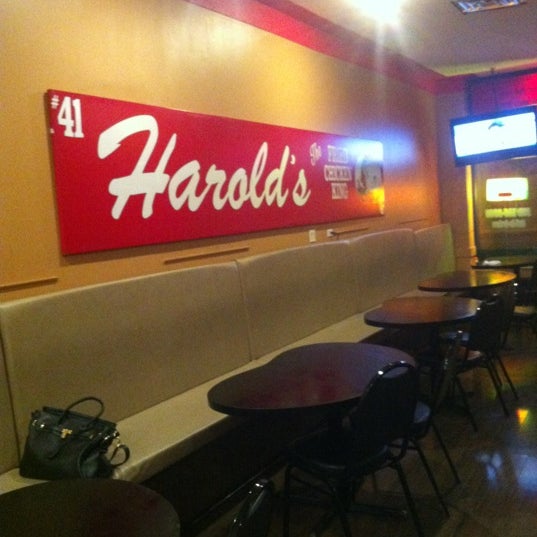 Photo taken at Harold&#39;s Chicken West Loop by stephanie L. on 11/16/2012