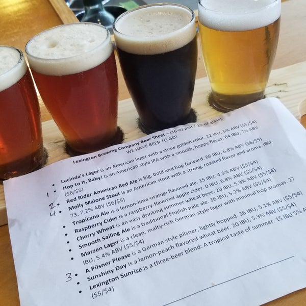 Photo taken at Lexington Brewing Company &amp; Wine House by Avi D. on 5/31/2018