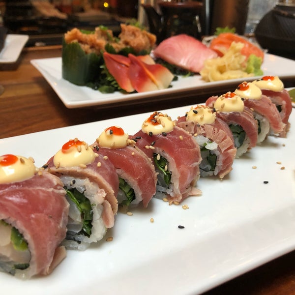 Photo taken at The Cultured Pearl Restaurant &amp; Sushi Bar by Devin H. on 3/16/2019