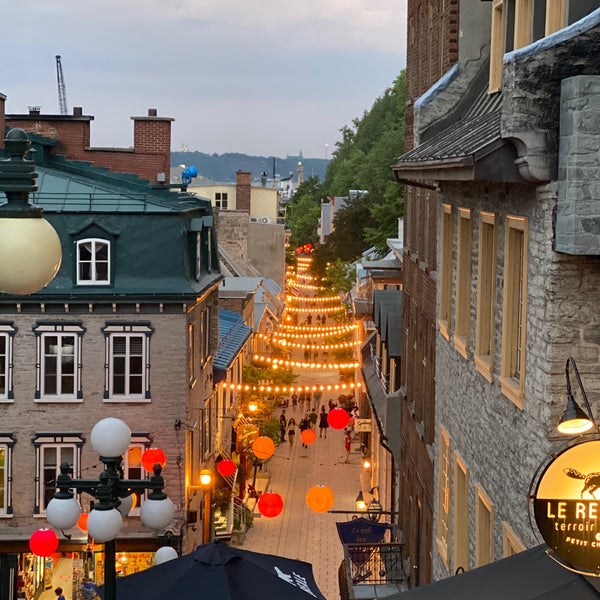 Rue Du PetitChamplain Road in Old Quebec City