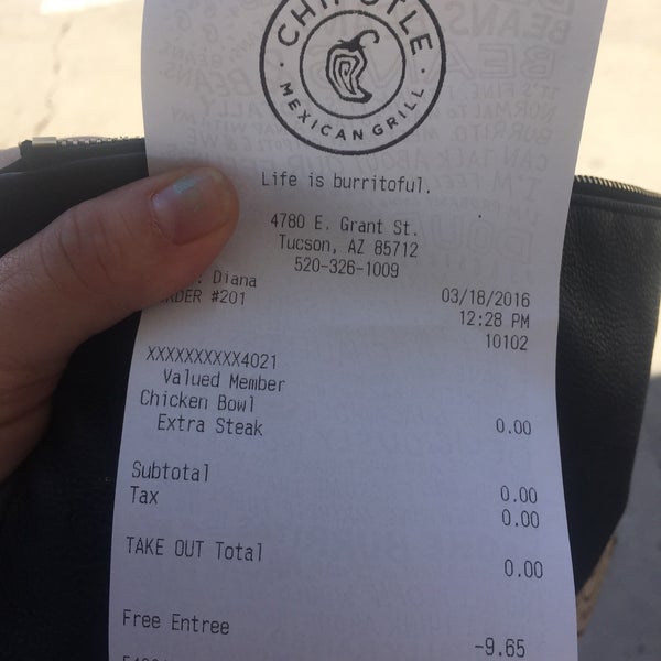 Chipotle Mexican Grill Tucson, AZ