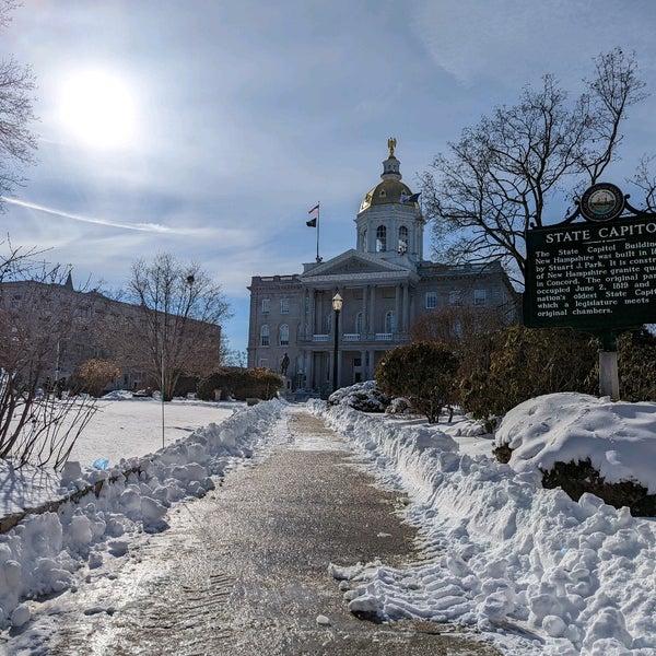 Photo taken at New Hampshire State House by James P. on 1/30/2022