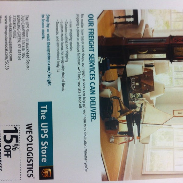 The UPS Store Shipping, Freight, and Material Transportation Service