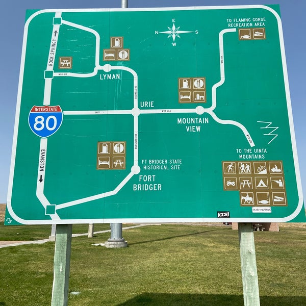 Lyman Rest Stop & Wyoming Center Rest Area in Lyman